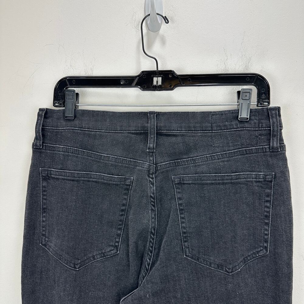 J.Crew Studded High Rise Straight Jean 1996 Semi Stretch Washed Black US 29 MWT - Picture 11 of 13